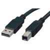 Kabel USB2.0 za printer, A-B M/M 1.8m, bež